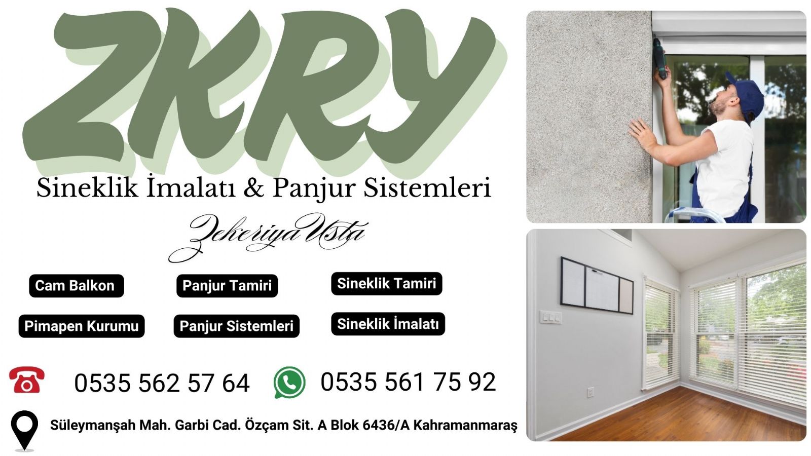 Kahramanmaraş Panjur Tamiri